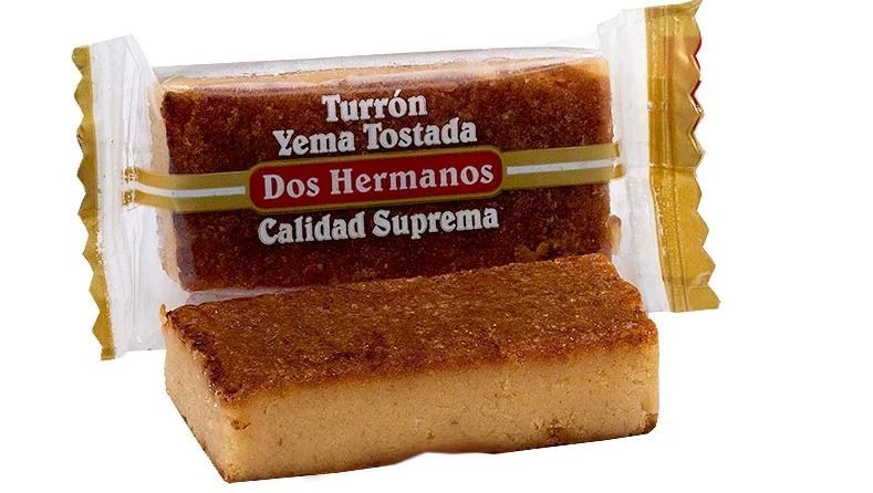 Comprar online porciones de turron de yema tostada con envio 24 horas.