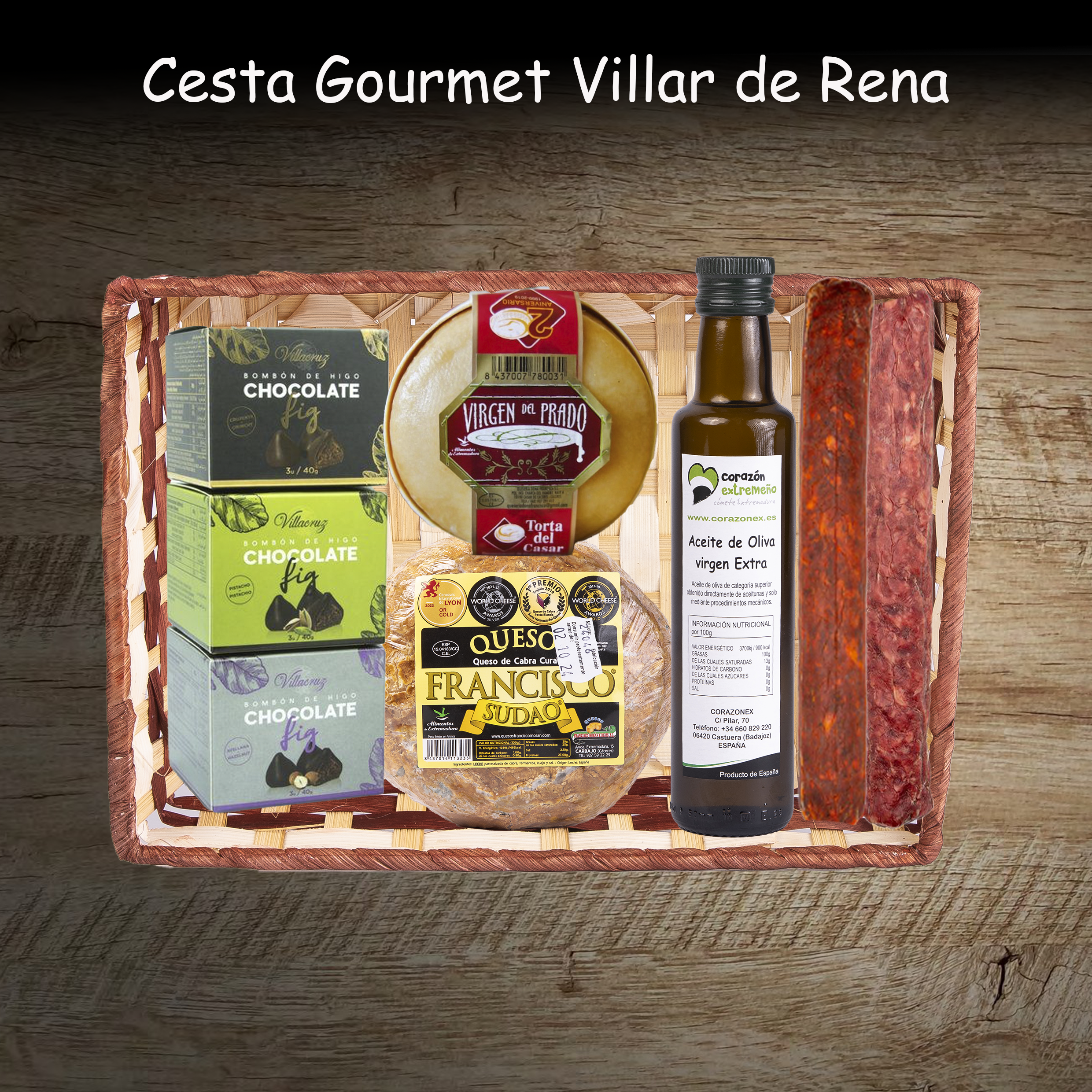 cesta gourmet villar de rena