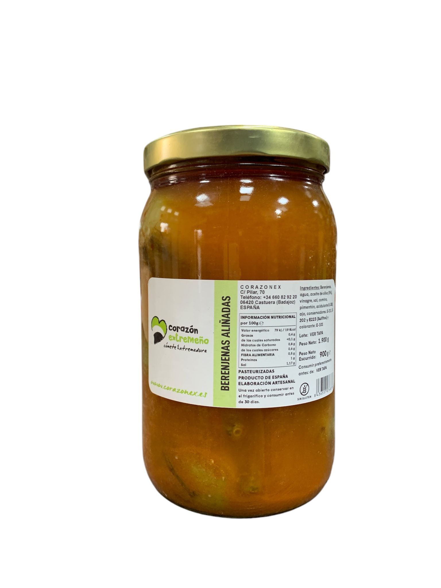 Venta online berenjenas aliñadas, envio de 24 horas