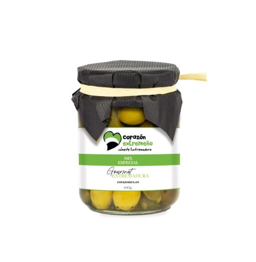 comprar-online-aceitunas-mix especial-gourmet-artesanas-de-extremadura-productos-extremeños