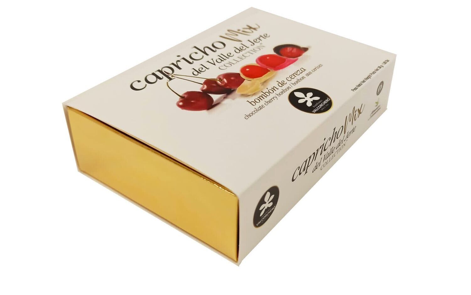 comprar online bombones de cereza del jerte con chocolate de extremadura con envios en 24 horas